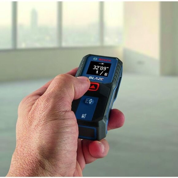 BOSCH GLM100-23 Blaze 100ft Laser Measure with Backlit Display 100' RANGE - Picture 8 of 9